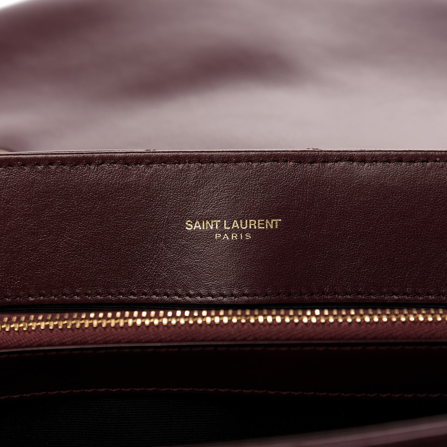 Saint Laurent Calfskin Y Quilted Monogram Medium Loulou Chain Satchel Rouge Legion 5 of 9