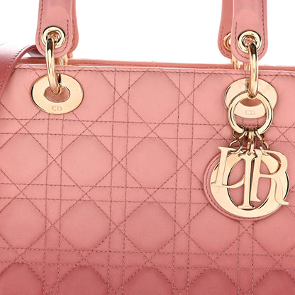 Christian Dior Lambskin Cannage Gradient Medium Lady Dior Pink 8 of 11
