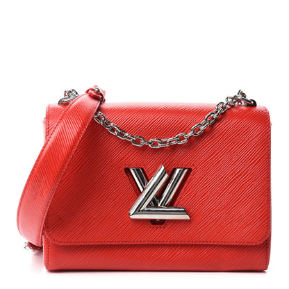 Louis Vuitton Epi Twist Shoulder Bag MM Coquelicot 1 of 11