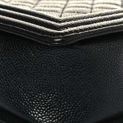Chanel Caviar Quilted New Medium Boy Flap Black 11 of 13
