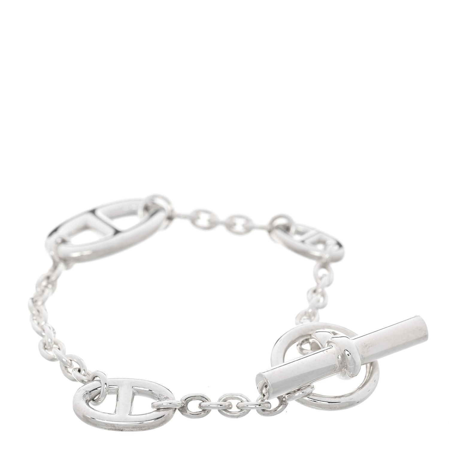 Hermes Sterling Silver Farandole Bracelet ST 2 of 4