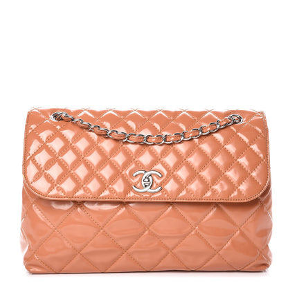 Chanel Vinyl Quilted In the Business Flap Bag Orange 1 of 13