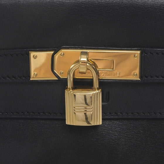 Hermes Barenia Kelly 32 Retourne Black 6 of 10