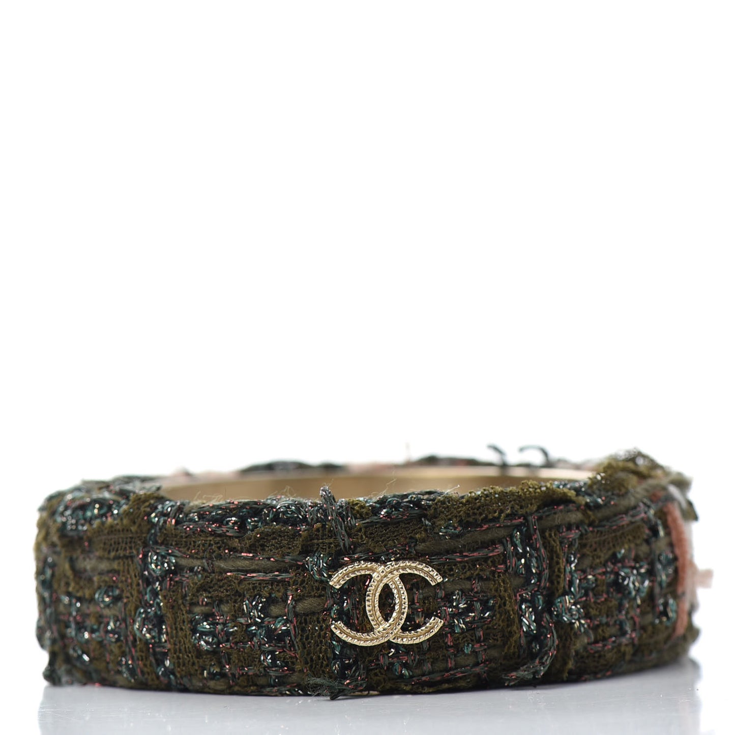 Tweed CC Wide Bangle M Multicolor