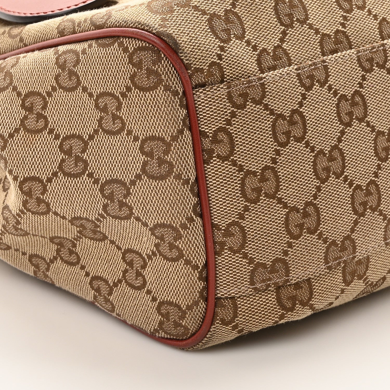 Gucci Monogram Medium Sukey Tote Dark Red 9 of 10