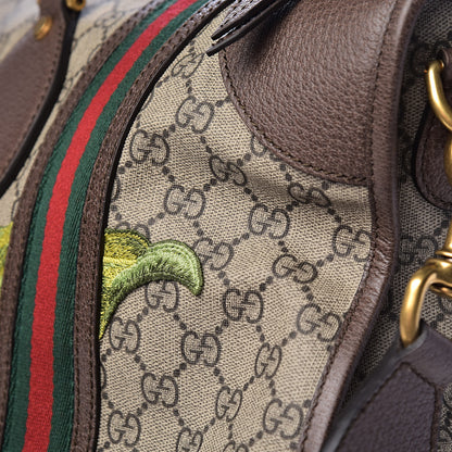 Gucci Soft GG Supreme Monogram Courrier Large Duffle Bag Beige New Acero Multicolor 13 of 15