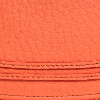 Chloe Leather Large Marcie Satchel Orange Fizz 3 of 8