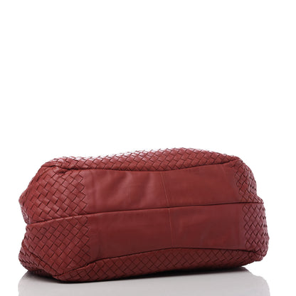 Bottega Veneta Nappa Intrecciato Large Campana Hobo Red 4 of 9