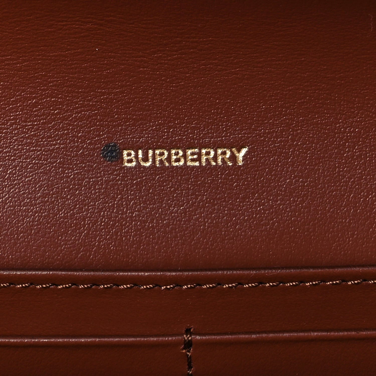 Burberry Vintage Check Grainy Calfskin Hanna Crossbody Tan 6 of 9