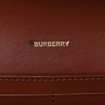 Burberry Vintage Check Grainy Calfskin Hanna Crossbody Tan 6 of 9