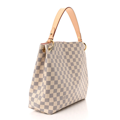 Louis Vuitton Damier Azur Graceful PM Rose Ballerine 3 of 8