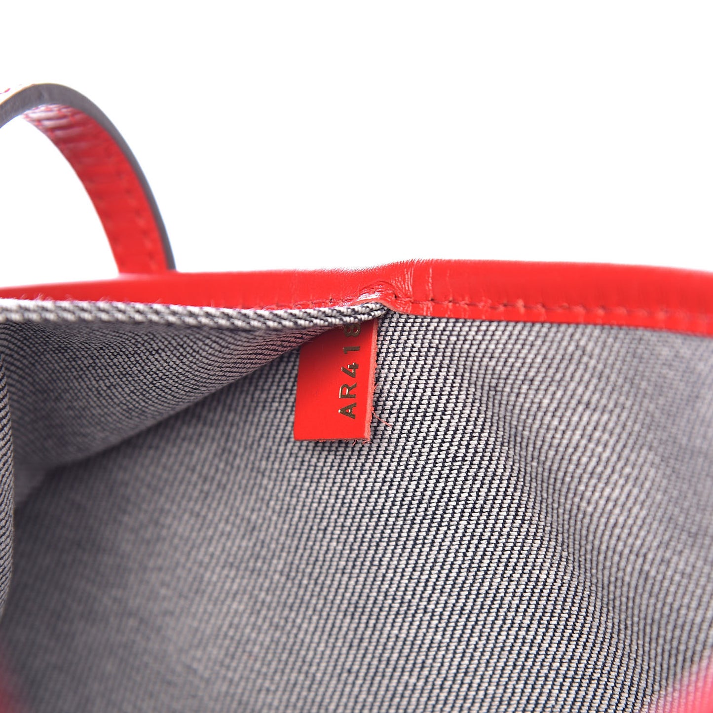 Denim Damier Monogram Patchwork Neverfull Blue Rouge