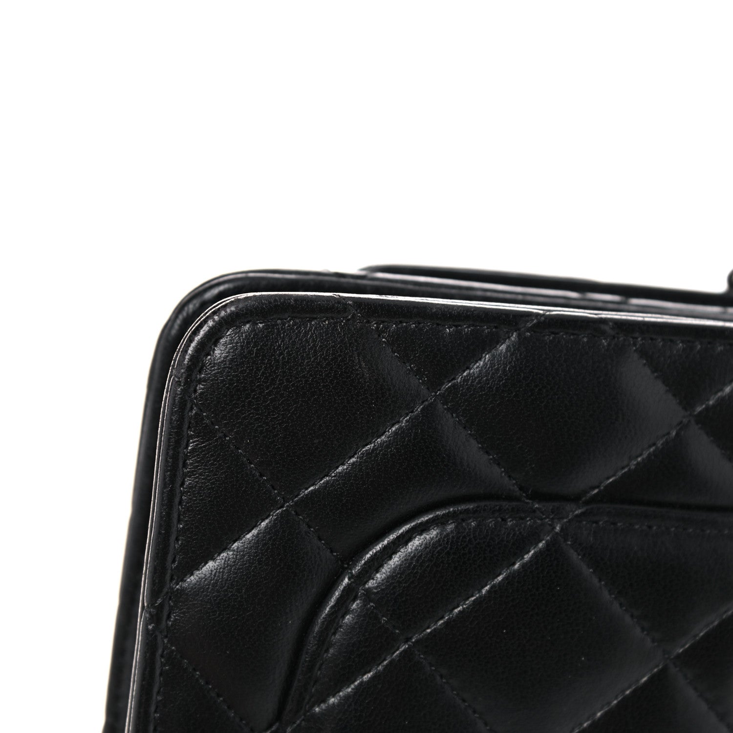 Chanel Lambskin Quilted Wallet On Chain WOC Black 13 of 15