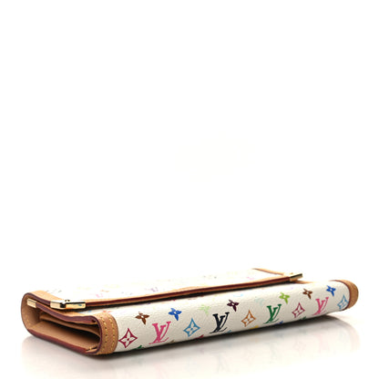 Louis Vuitton Monogram Multicolor Porte Tresor International Wallet White 4 of 14