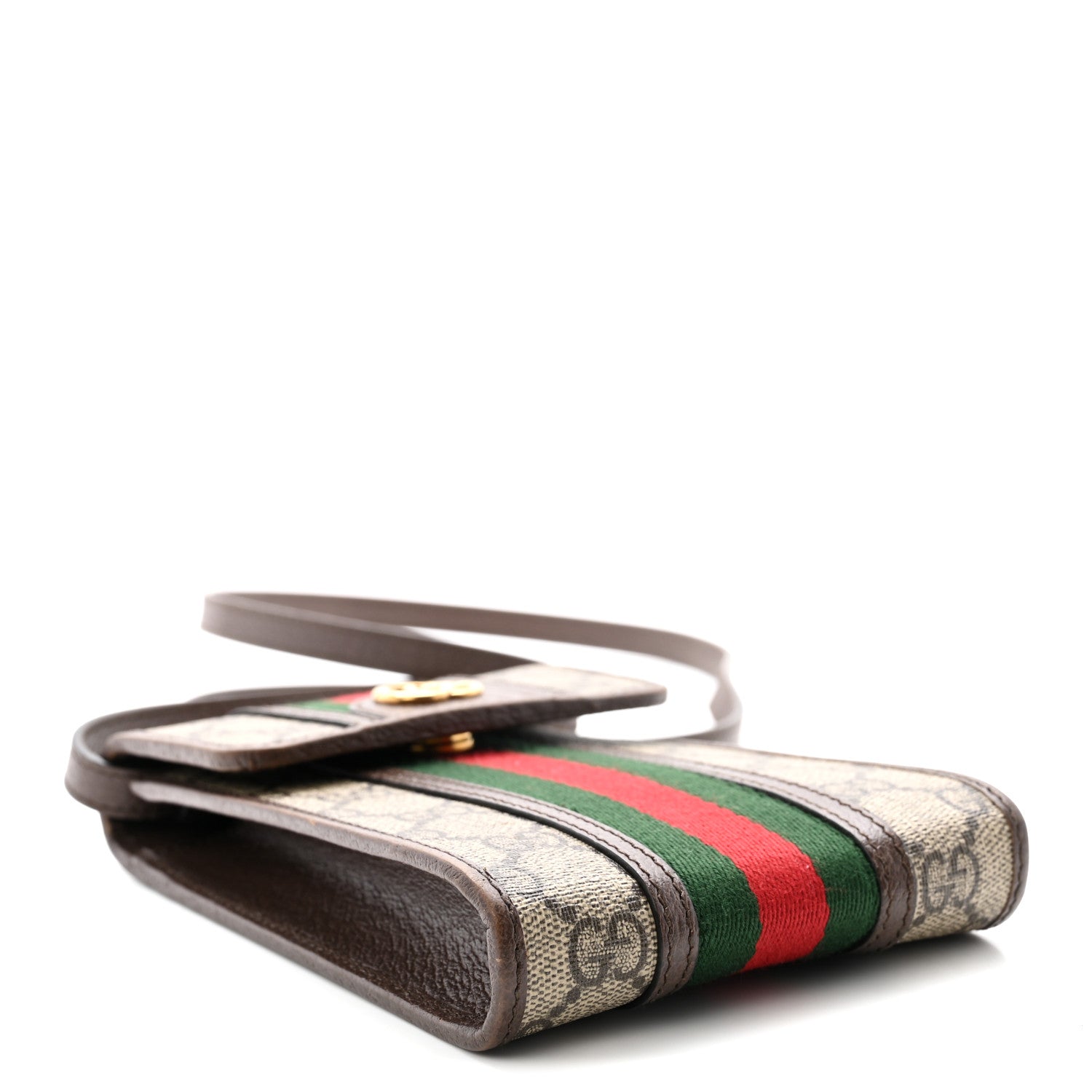 Gucci GG Supreme Monogram Web Mini Ophidia Crossbody Bag Beige New Acero 4 of 10