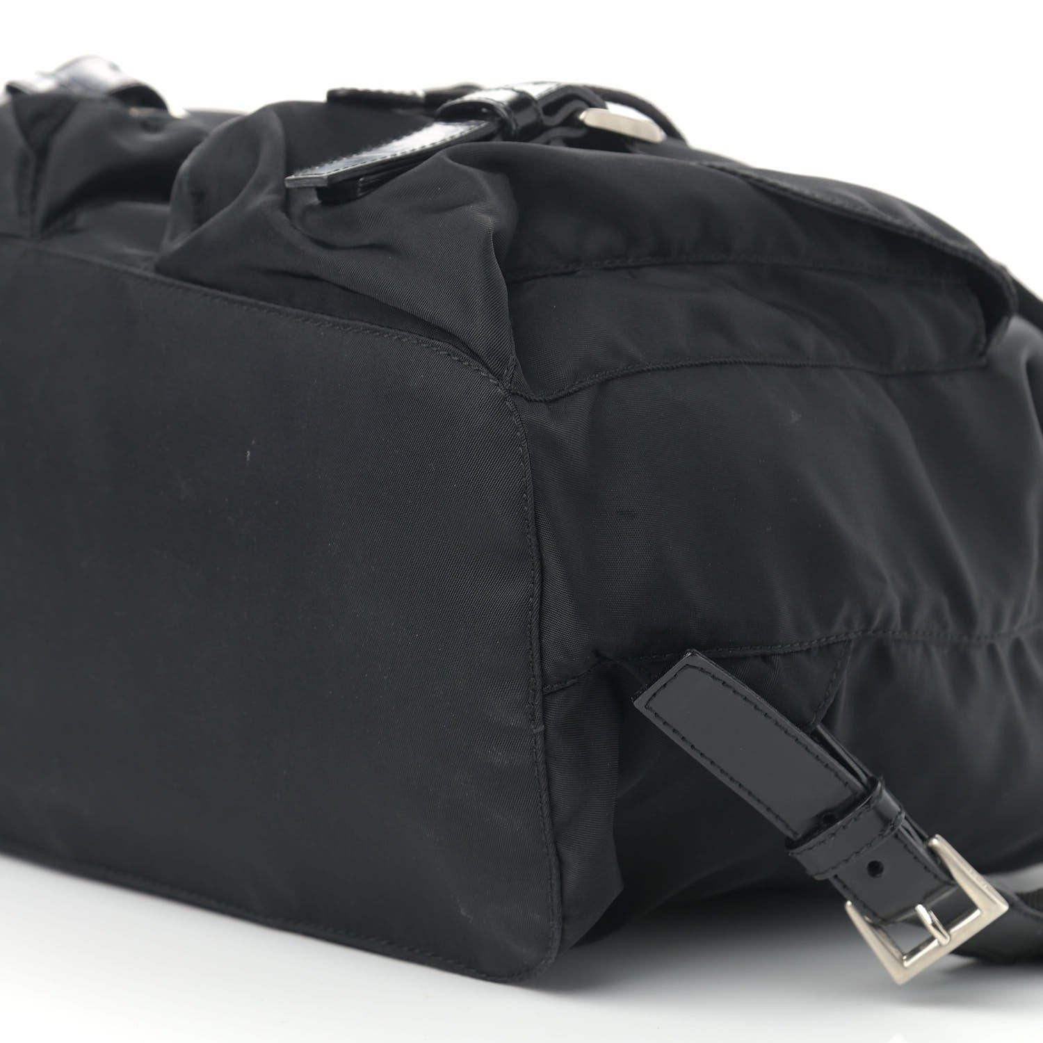 Prada Nylon Vela Medium Backpack Black 10 of 11