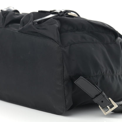 Prada Nylon Vela Medium Backpack Black 10 of 11