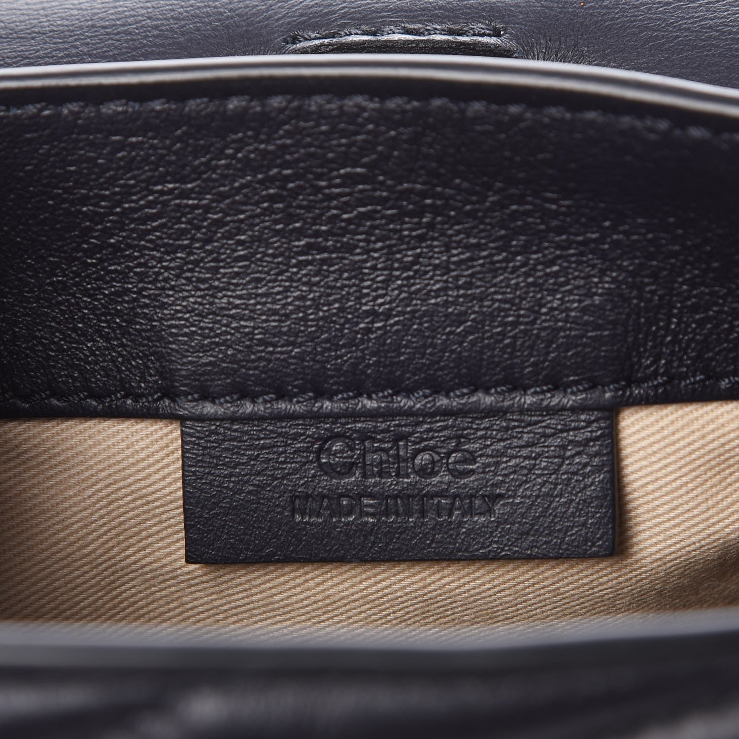Chloe Calfskin Quilted Mini Faye Backpack Full Blue 6 of 7