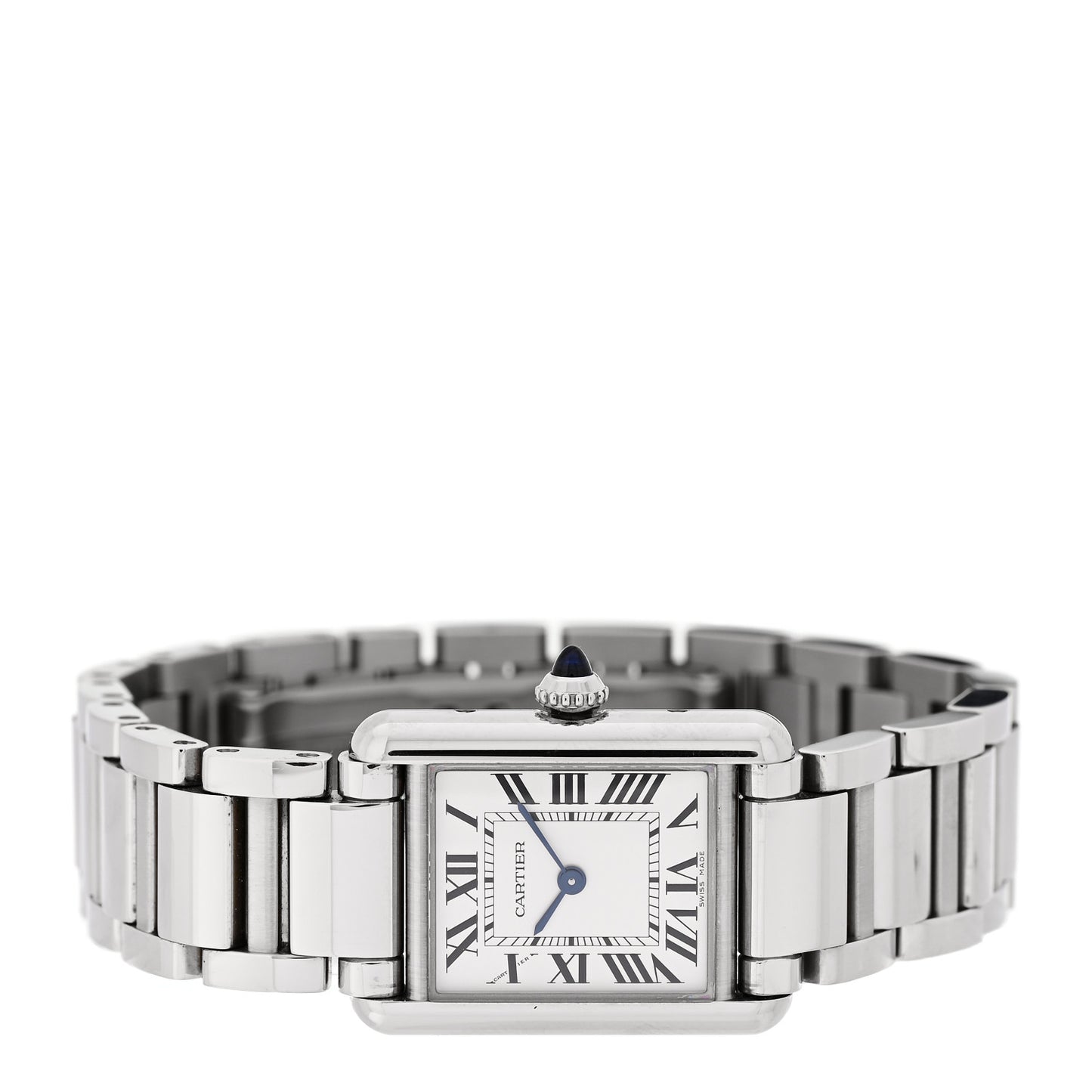 Stainless Steel 22mm Tank Must Quartz Watch