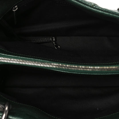 Chanel Caviar Quilted Chic Shopping Tote Green 5 of 7
