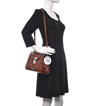 Chloe Shiny Calfskin Mini Annie Shoulder Bag Sepia Brown 2 of 11
