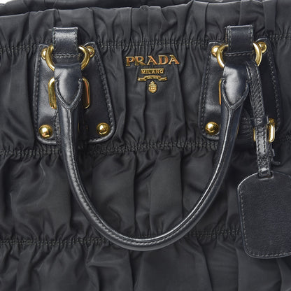 Prada Tessuto Nylon Gaufre Tote Black 27 of 28