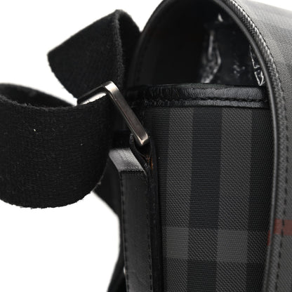 Burberry Nylon Smoked Check Messenger Bag 17 of 17