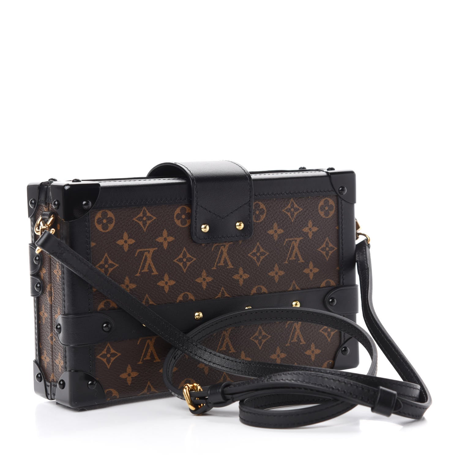 Louis Vuitton Monogram Petite Malle Black 3 of 10
