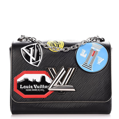 Louis Vuitton Epi World Tour Twist Shoulder Bag MM Black 1 of 7