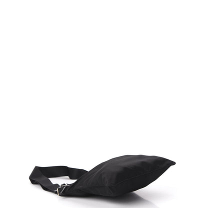 Prada Nylon Flat Messenger Bag Black 4 of 10