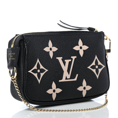 Louis Vuitton Empreinte Monogram Giant Mini Pochette Accessories Black 2 of 4
