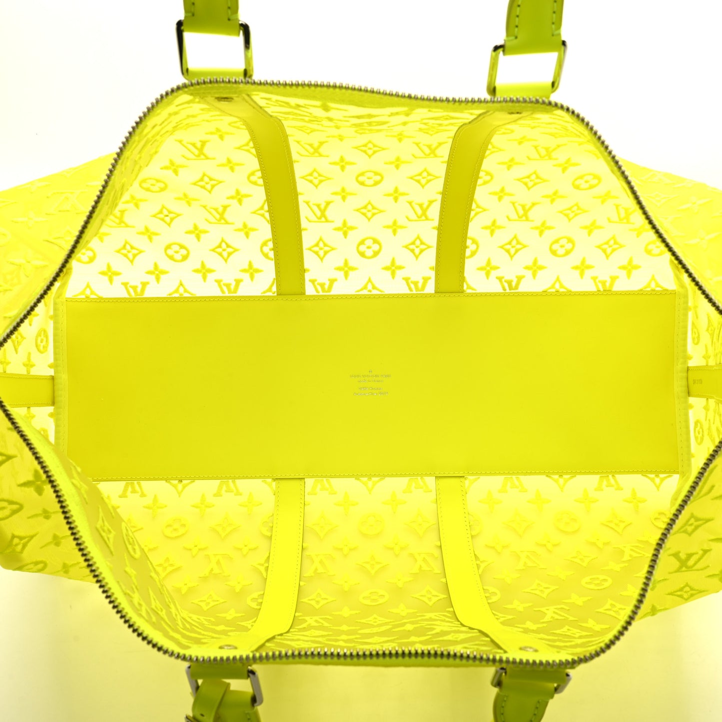 Monogram Fluo See Through Keepall Bandouliere 50 Yellow