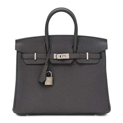 Hermes Togo Birkin 25 Etain 1 of 12