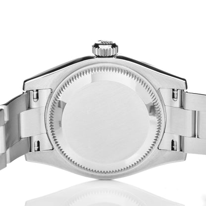 Rolex Stainless Steel 26mm Oyster Perpetual Watch Pink Index 176200 5 of 8