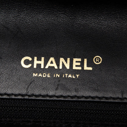 Chanel Calfskin Vertical Quilted Single Flap Black 6 of 7