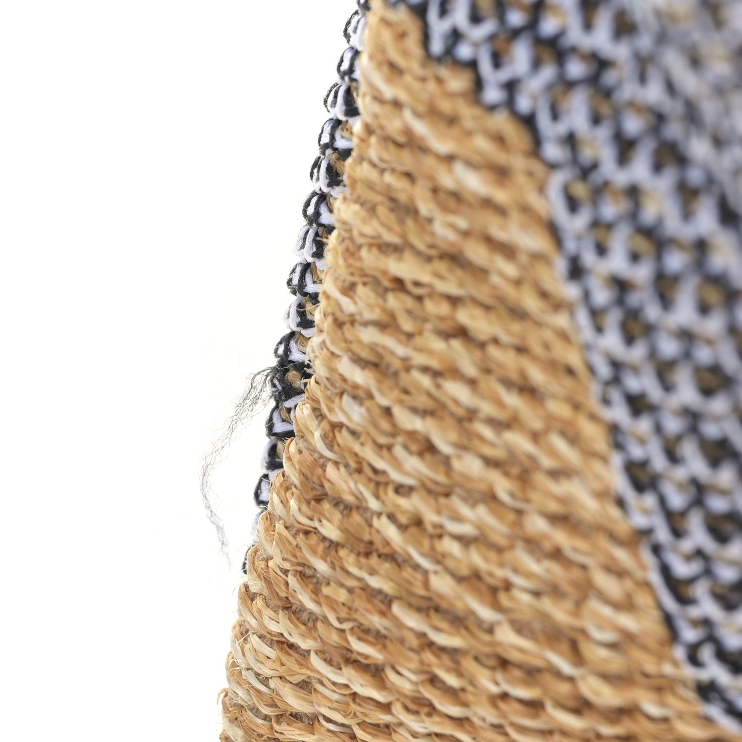 Chanel Mixed Fibers Large Shopping Bag Blue Beige 10 of 10
