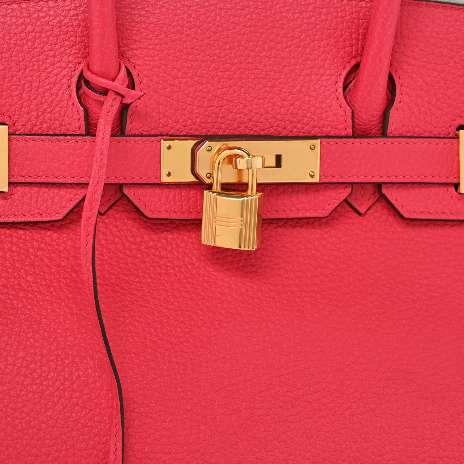 Hermes Togo Birkin 30 Rose Extreme 8 of 10