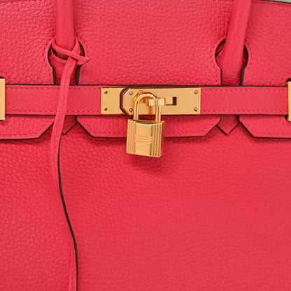 Hermes Togo Birkin 30 Rose Extreme 8 of 10