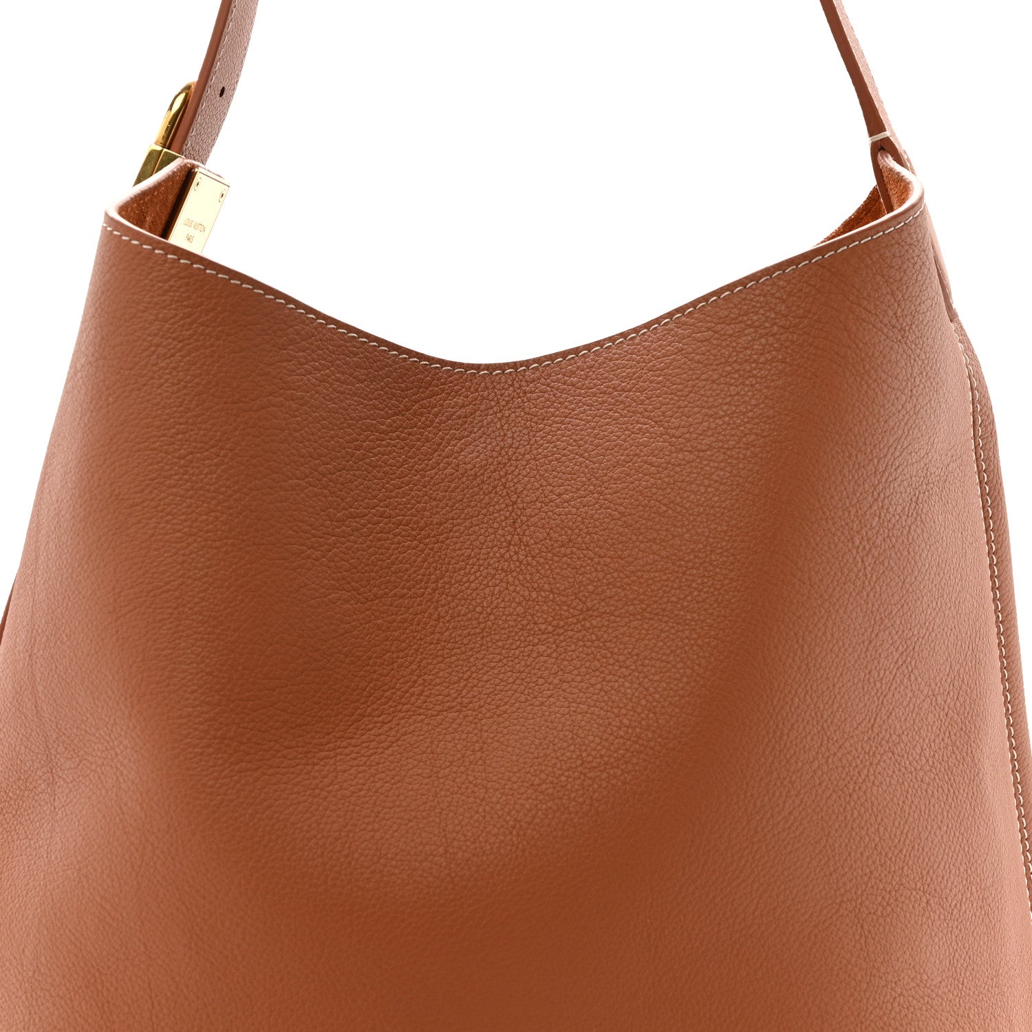 Louis Vuitton Grained Calfskin Low Key Hobo MM Cognac 7 of 12