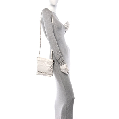 Chanel Shiny Calfskin Quilted Mini Chanel 22 White 2 of 10