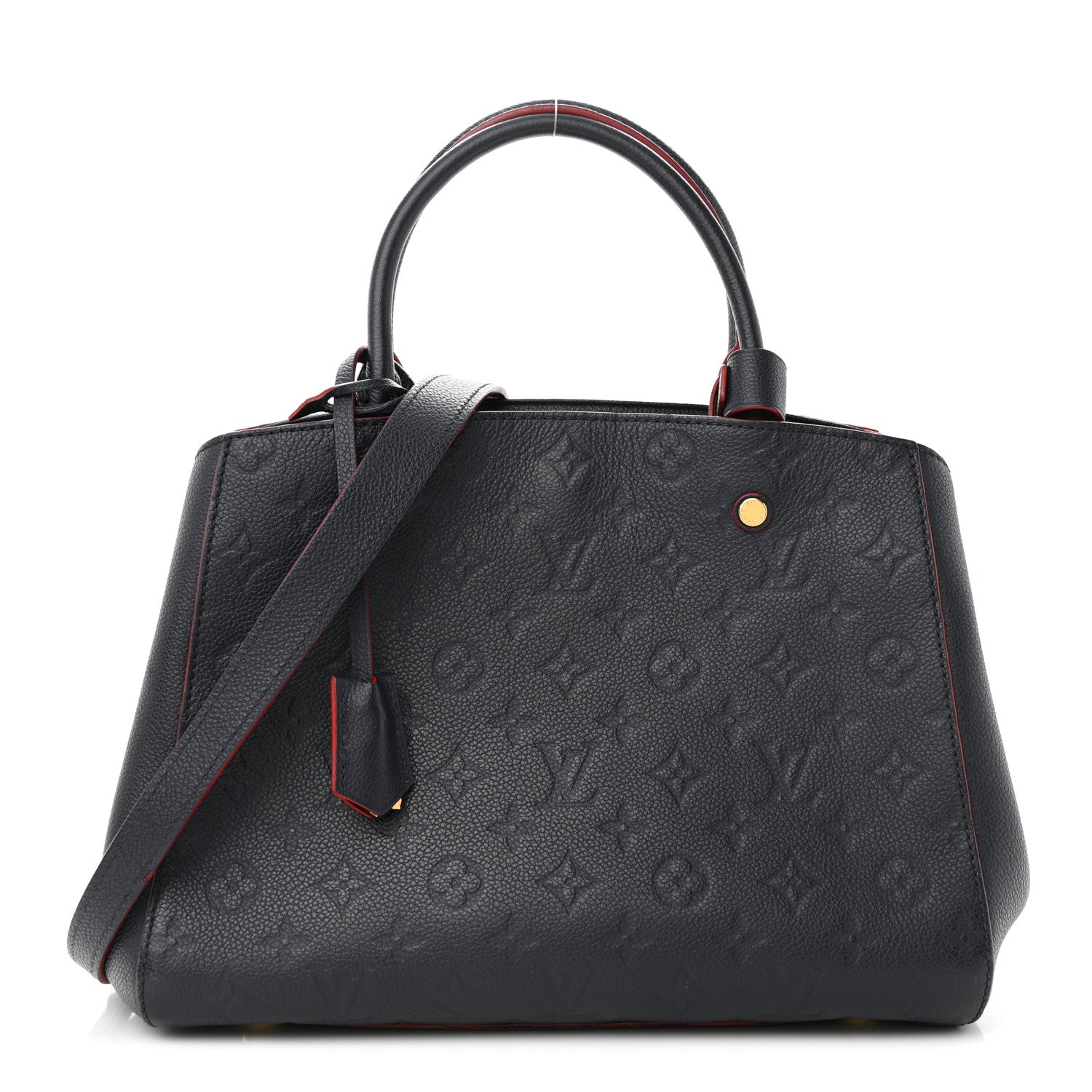 Louis Vuitton Empreinte Montaigne MM Marine Rouge 1 of 10