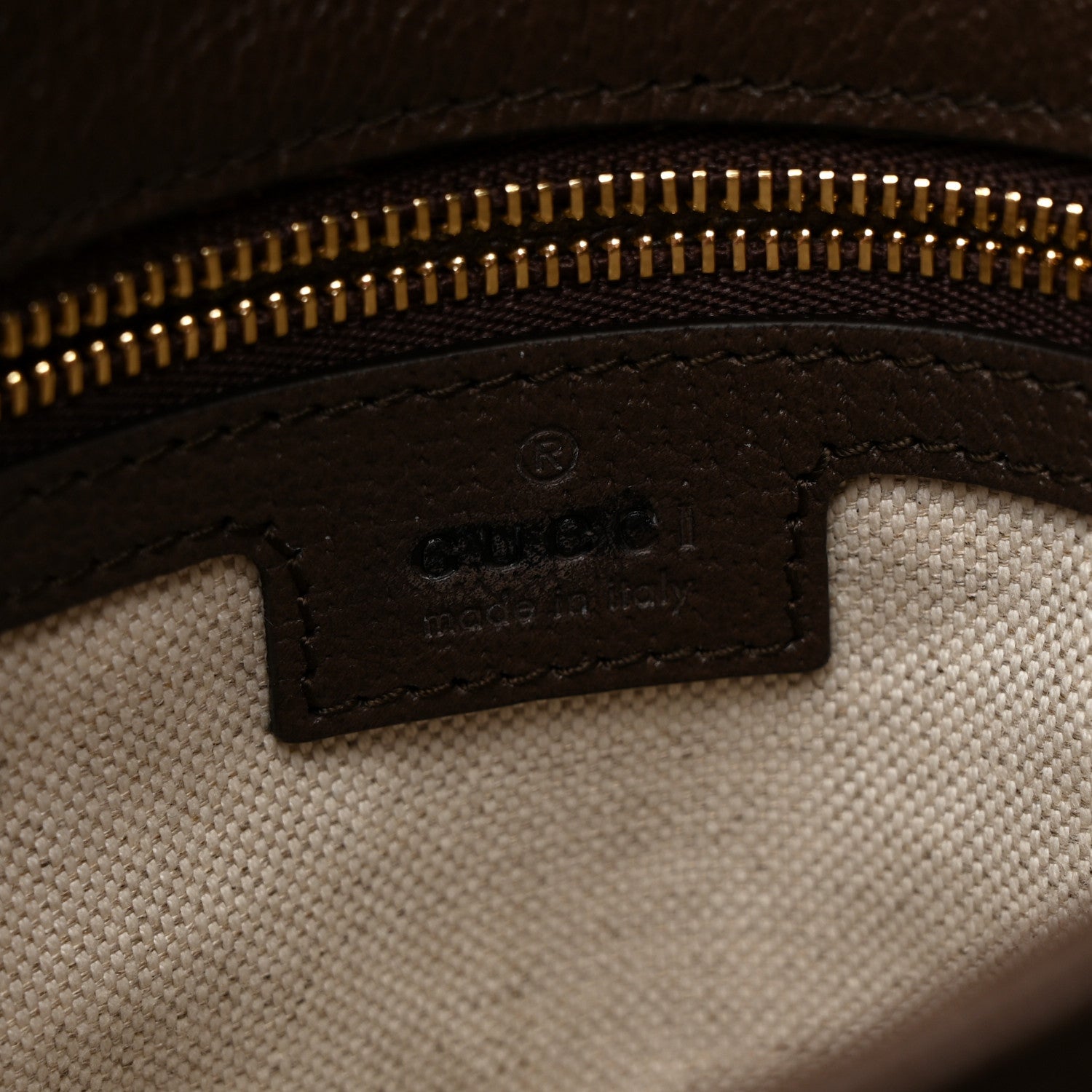 Gucci GG Supreme Monogram Textured Dollar Calfskin Web Medium Blondie Top Handle Shoulder Flap Bag Beige Ebony New Acero 7 of 11