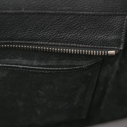 Celine Drummed Calfskin Micro Luggage Black 13 of 19
