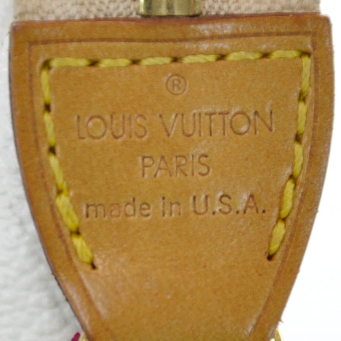 Monogram Multicolor Pochette Accessories White
