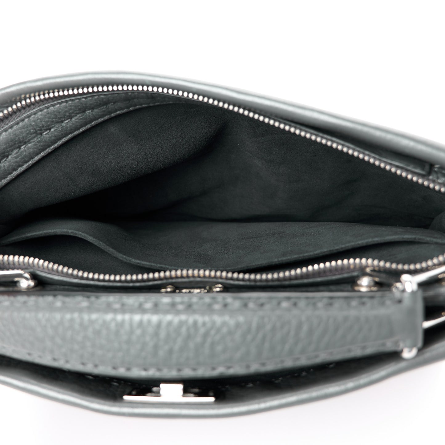 Cuoio Romano Selleria Mini Peekaboo Iconic Fit Satchel Asfalto Multicolor