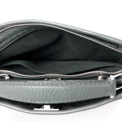 Fendi Cuoio Romano Selleria Mini Peekaboo Iconic Fit Satchel Asfalto Multicolor 5 of 13