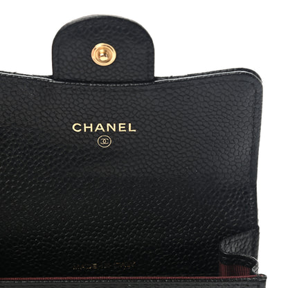 Chanel Caviar Quilted Flap Card Holder Black 6 of 12
