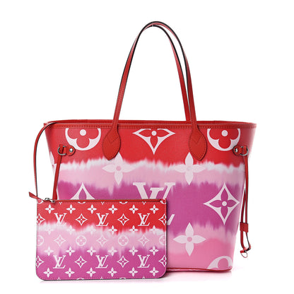 Louis Vuitton Monogram Escale Neverfull MM Rouge 1 of 10
