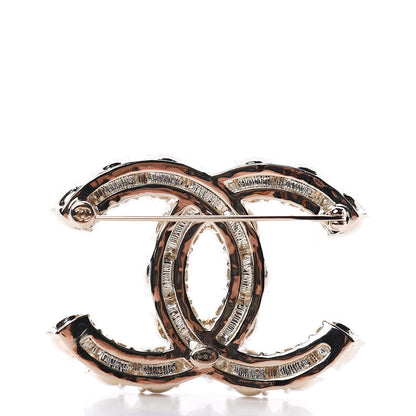 Chanel Pearl Crystal Dazzling Domino CC Brooch 2 of 3