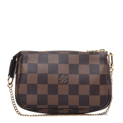 Louis Vuitton Damier Ebene Mini Pochette Accessories 1 of 10
